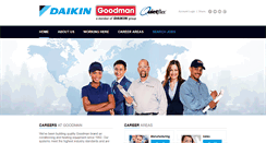 Desktop Screenshot of careersatgoodman.com